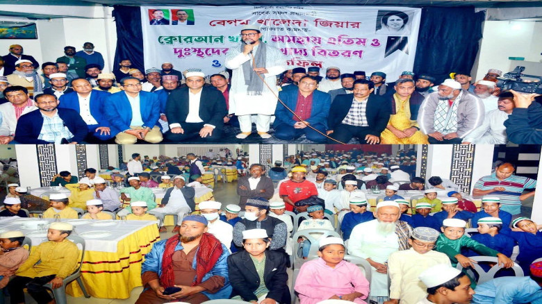 বেগম খালেদা জিয়ার মাগফেরাত কামনায় দোয়া মাহফিলে ডা. শাহাদাত হোসেন...