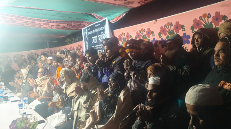 ভোলাহাটে দেশমাতা বেগম খালেদা জিয়ার বিদ্রোহী  আত্মার মাগফিরাত কামনায়  দোয়া মাহফিল অনুষ্ঠিত...