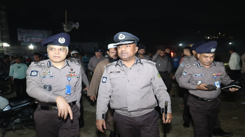 বিএনপির তারেক রহমান  সমাবেশ স্থল পরিদর্শন করেন সিএমপি কমিশনার হাসিব আজিজ...