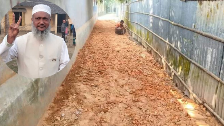 নিজস্ব অর্থায়নে রাস্তা সংস্কার শুরু করলেন কুড়িগ্রাম-১ আসনের এমপি আনোয়ারুল ইসলাম...