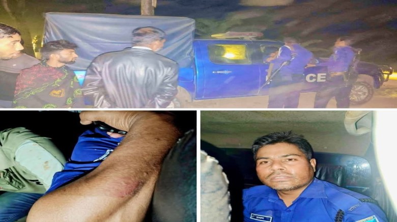 গাজীপুর শ্রীপুরে পুলিশের ওপর হামলা: হ্যান্ডকাফসহ আসামি ছিনতা