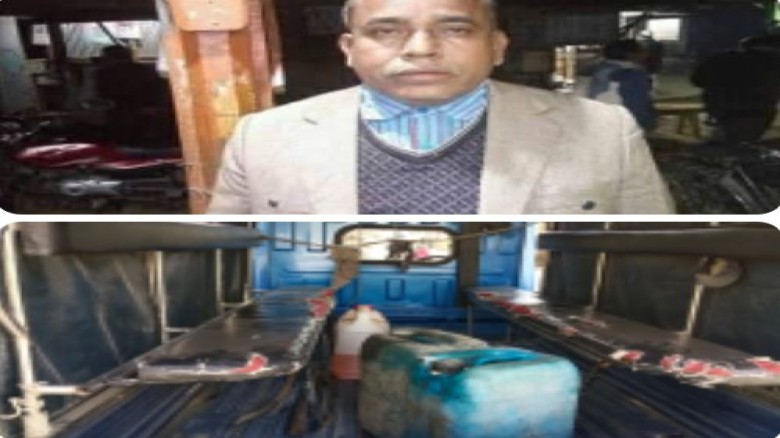 ফুলবাড়ীতে বিএনপি নেতার বাড়িতে অভিযান চালিয়ে ৫০ লিটার পেট্রোল