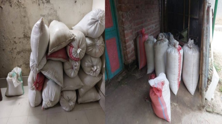 মান্দায় পুলিশের অভিযান: ৯০০ কেজি ভিজিএফের চাল উদ্ধার, গ্রেফত