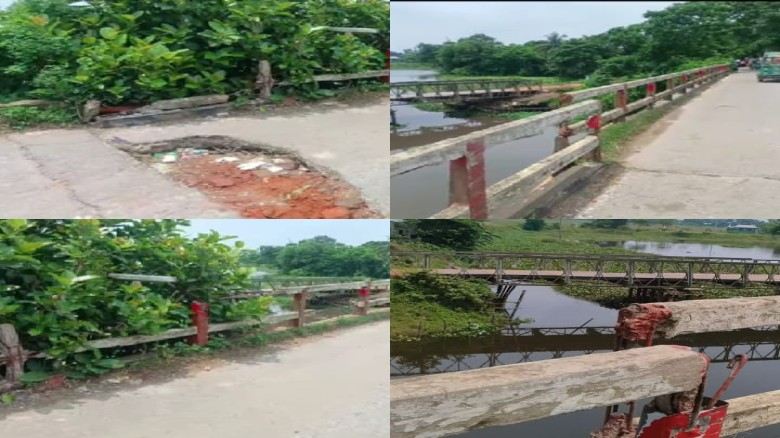 নাসিরনগরের শতবর্ষী মহাখাল সেতু এখন সেতু নয়, যেন মৃত্যুফাঁদ,...