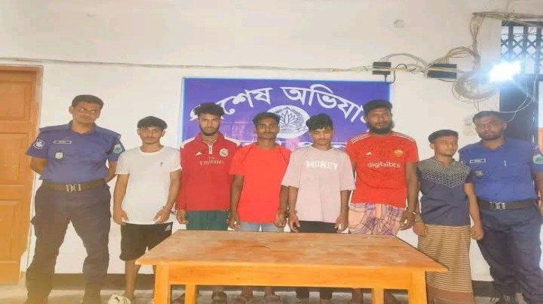 মান্দায় মাদকসেবীদের আস্তানায় পুলিশের অভিযান, ৬ জন আটক...